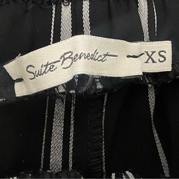 Suite Benedict made in Italy striped high waisted wide leg pants - Picture 3 of 12